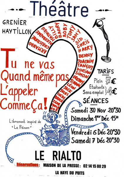 Affiche Théâtre 2